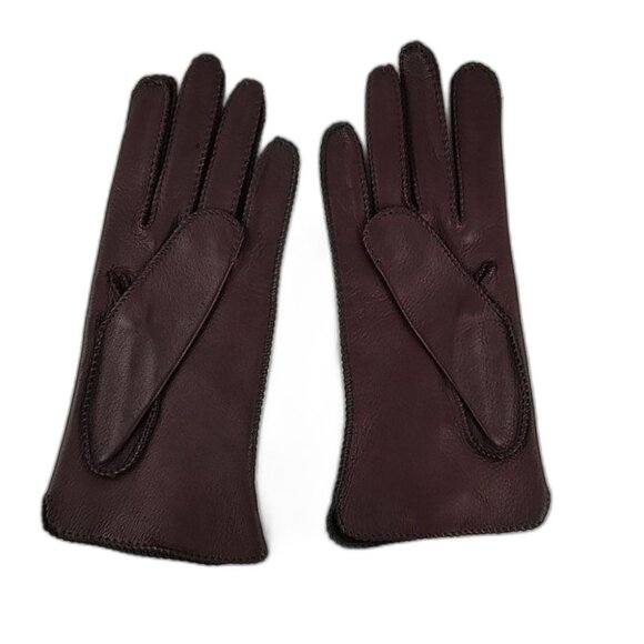 Vintage LL Bean Deer Skin Brown EUC/NWOT? Size Small Sta-Soft Lined - Picture 12 of 12